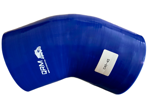 Codo de Silicón 45° - 4 1/2" (114mm) ID x 8" Largo - SKU: C45-45
